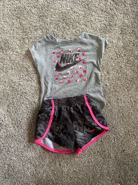 Nike Black Toddler Dri-FIT Top with White Swoosh